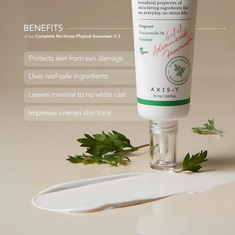 Axixs-Y Complete No-Stress Physical Sun Screen 50+
