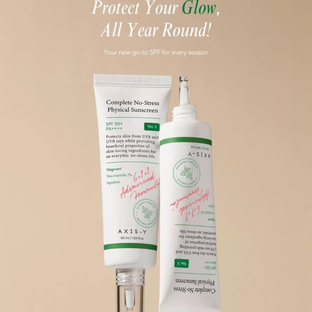 Axixs-Y Complete No-Stress Physical Sun Screen 50+