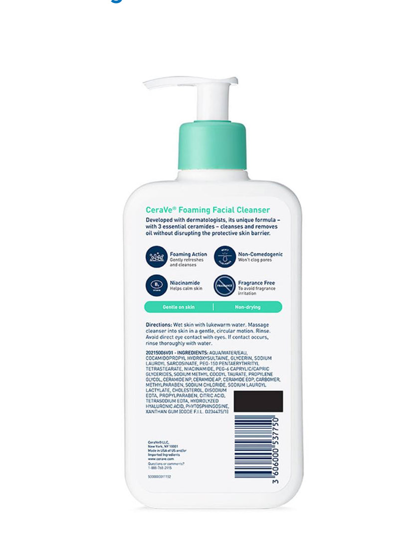 Cerave Foaming Cleanser