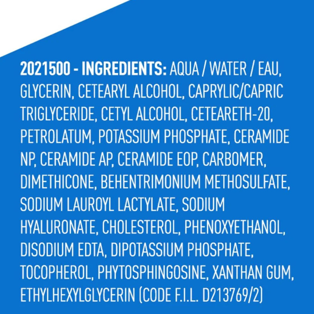 CeraVe moisturizing Cream - For normal to dry skin