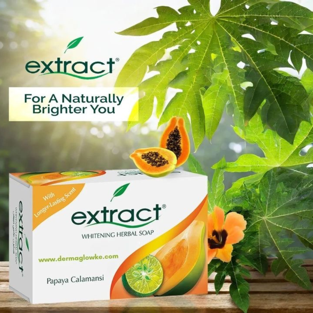 Extract Whitening Herbal Soap withPapaya and Calamansi