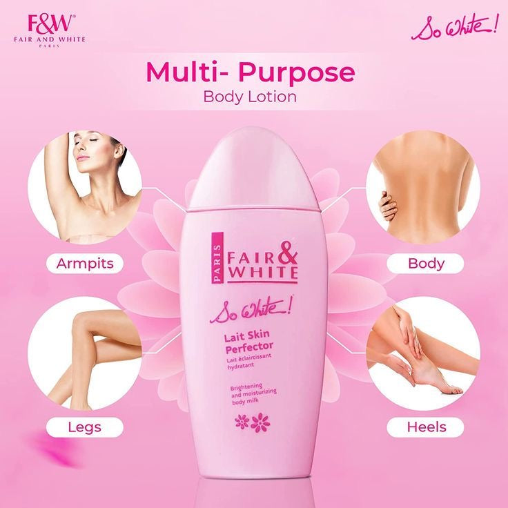 Fair & White So White, Skin Brightening Lotion - 500ml Daily Moisturizing Body lotion