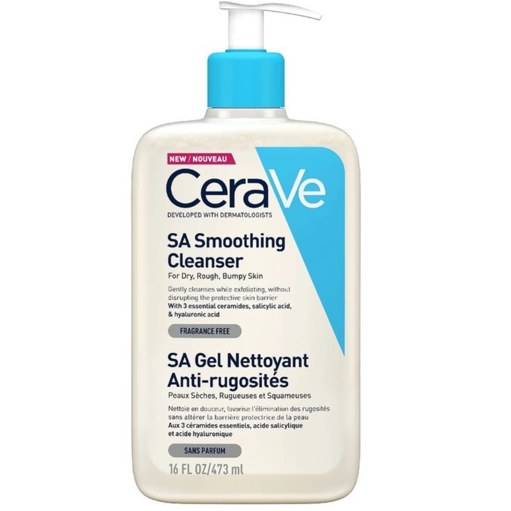 CeraVe SA Smoothing Cleanser - Salicylic acid for rough & bumpy skin