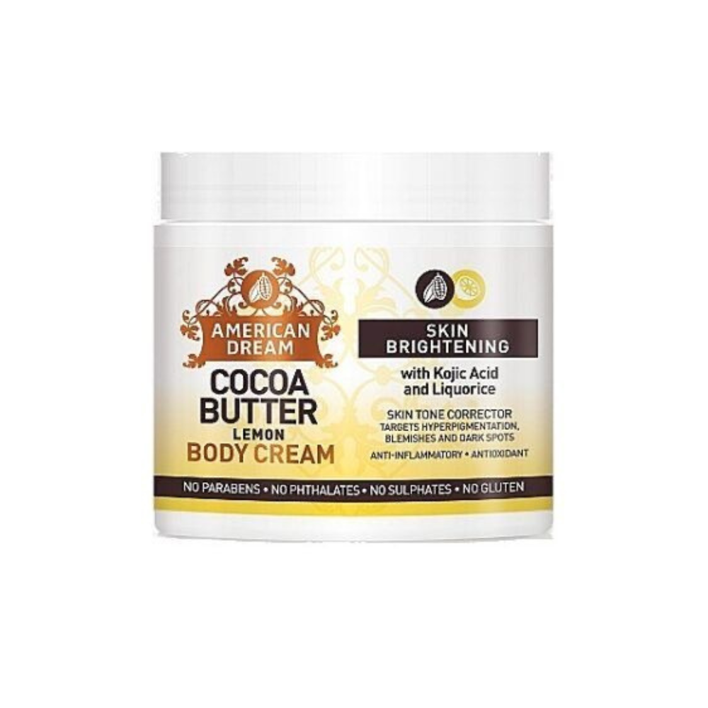American Dream Cocoa Butter Lemon with Kojic.