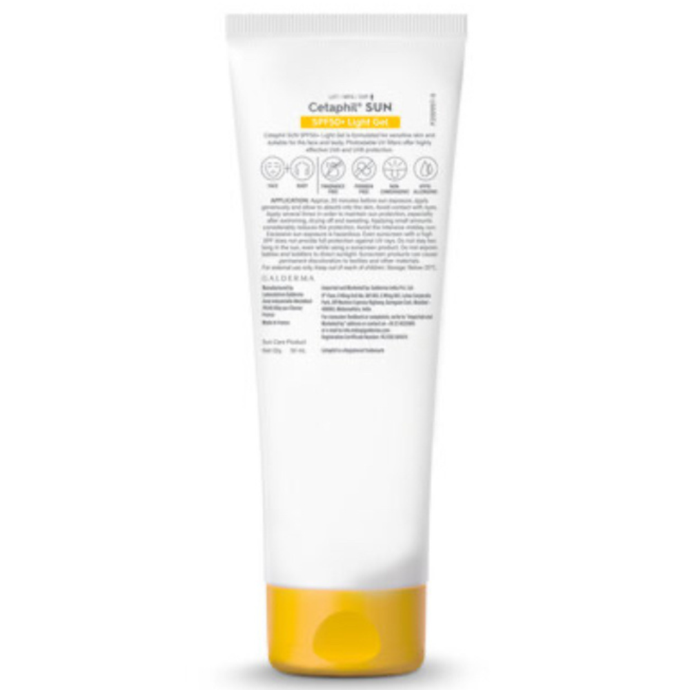 Cetaphil SPF 50+ Sunscreen - Light Gel For Face & Body