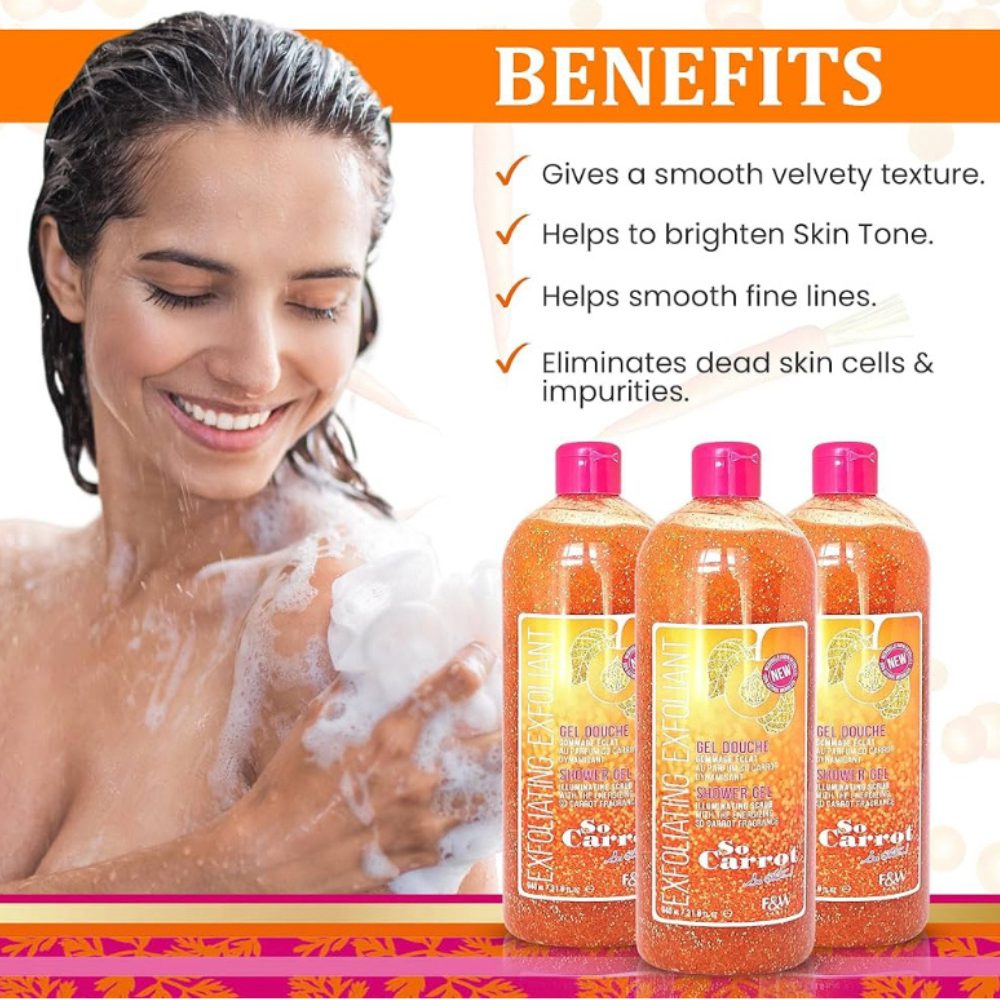 Fair & White So Carrot Body Scrub Body Wash 940ml
