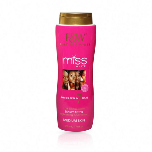 Fair and White Miss White Body Lightening Lotion 7 days 500ml