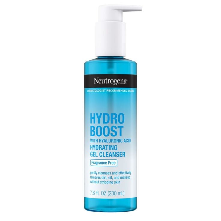 Neutrogena Hydro Boost Gel Cleanser - with Hyaluronic Acid, Fragrance Free